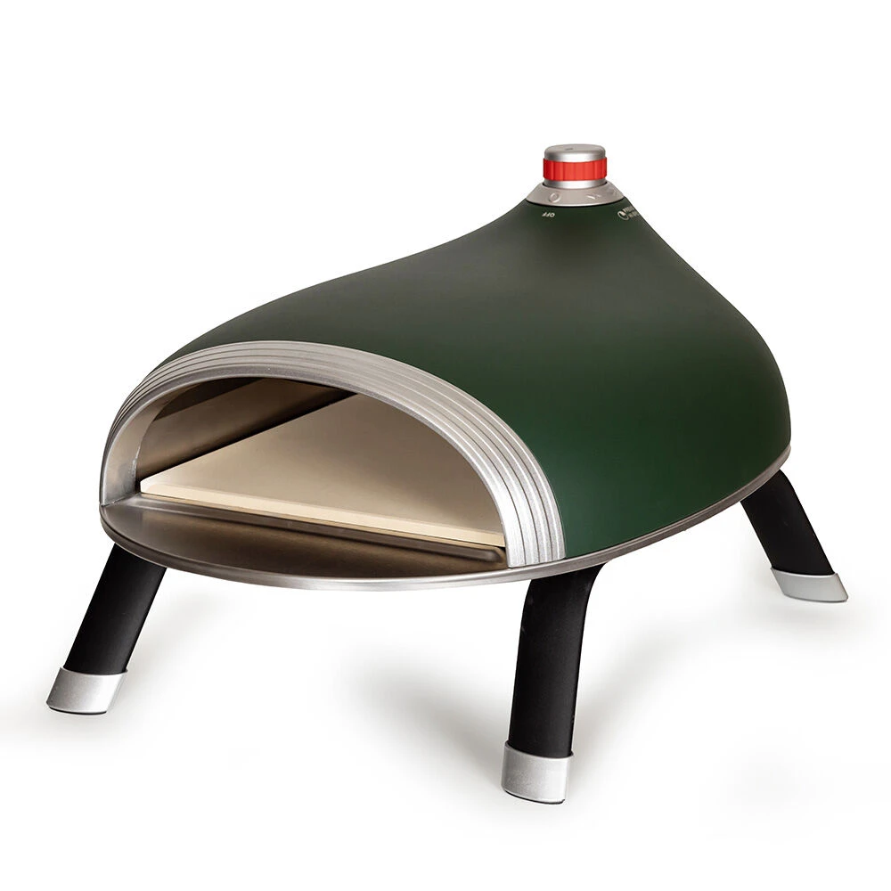 Delivita Diavolo Gas Pizza-oven Compleet Green 3 Delivita Diavolo Gas Pizza-oven Compleet Green