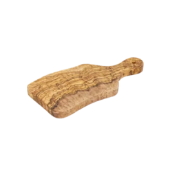 1821 Olijfhout Rustieke Serveerplank Met Greep 33 X 14 Cm Olijfhout