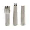 ISi Spuitmondenset Rvs 3-delig