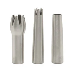 ISi Spuitmondenset Rvs 3-delig