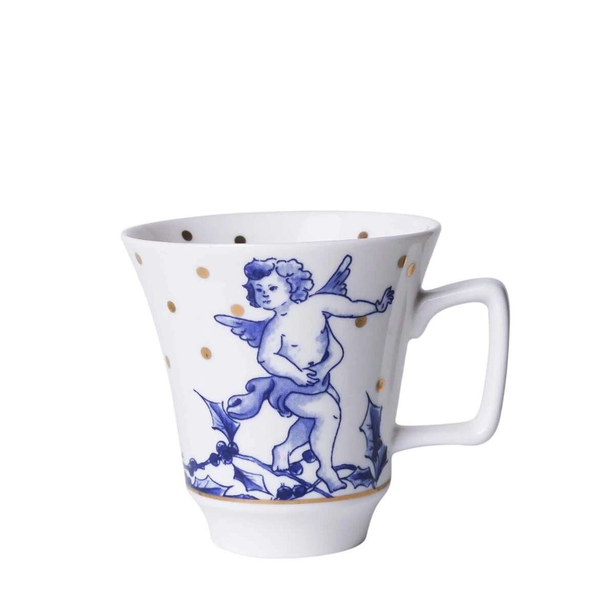 Heinen Delfts Blauw Kerstengel Koffiemok 3 Heinen Delfts Blauw Kerstengel Koffiemok