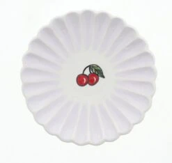 Oldenhof Kers Coquille Bord ø 15 Cm Aardewerk Roze