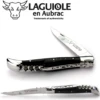 Laguiole En Aubrac Klapmes Met Kurkentrekker 12 Cm Ebbenhout