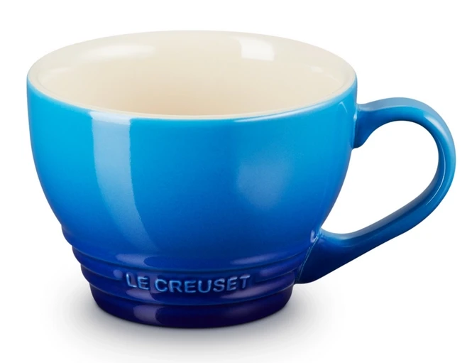 Le Creuset Cappuccino Mok 400 Ml Aardewerk Azure 3 Le Creuset Cappuccino Mok 400 Ml Aardewerk Azure