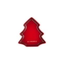 Le Creuset Noel Serveerschaal Kerstboom 19 Cm Aardewerk Kersrood