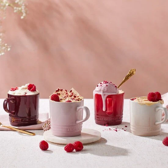 Le Creuset Petits Fours Collection Mok 350 Ml Aardewerk Diverse Kleuren 4 Stuks 5 Le Creuset Petits Fours Collection Mok 350 Ml Aardewerk Diverse Kleuren 4 Stuks - Afbeelding 3