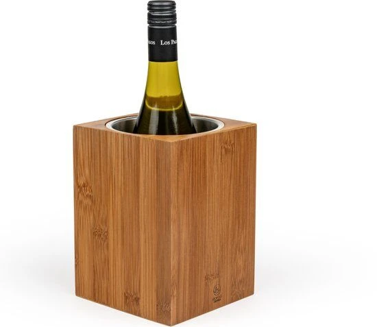 Leopold Barolo Wijnkoeler 13,5 Cm Bamboe Rvs 3 Leopold Barolo Wijnkoeler 13,5 Cm Bamboe Rvs