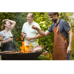 OFYR Leren Schort Congacbruin -Rhythm & Rizz leren schort 2