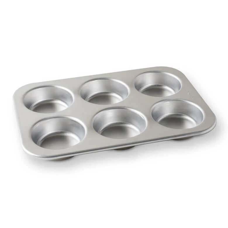 Nordic Ware Jumbo Bakvorm Voor 6 Muffins Aluminium Grijs 3 Nordic Ware Jumbo Bakvorm Voor 6 Muffins Aluminium Grijs