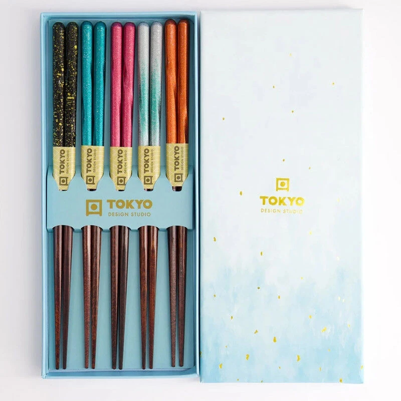 Oldenhof Eetstokjes Cloud Blue 22,5 Cm 5 Stuks 3 Oldenhof Eetstokjes Cloud Blue 22,5 Cm 5 Stuks