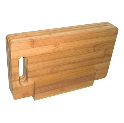 Point-Virgule Ontbijtplankjes Met Houder FSC Bamboe 3 Point-Virgule Ontbijtplankjes Met Houder FSC Bamboe