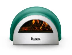 Delivita Houtgestookte Oven 65 X 59 X 39 Cm Emerald Fire -Rhythm & Rizz oven emerald front 1000x763 1