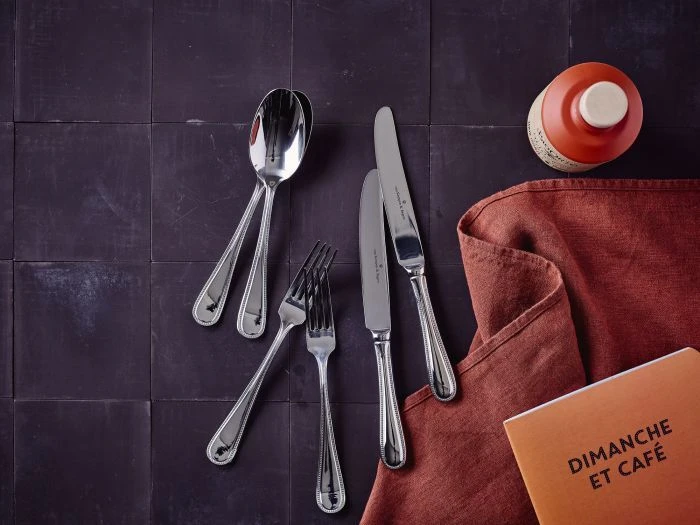 Keltum Perlé Bestekcassette 6-persoons Rvs 40-delig 4 Keltum Perlé Bestekcassette 6-persoons Rvs 40-delig - Afbeelding 2