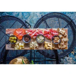 Bowls And Dishes Rose Wood Rechte Serveerplank Met Metalen Handvat 49 Cm 7 Bowls And Dishes Rose Wood Rechte Serveerplank Met Metalen Handvat 49 Cm -Rhythm & Rizz rs1049 4