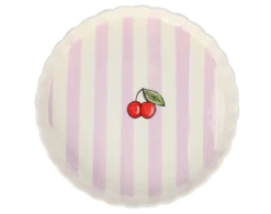 Oldenhof Kers Quichevorm ø 30 Cm Aardewerk Roze