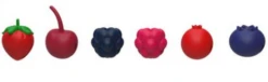 Winkee Wild Berry Glass Markers Silicone 6 Stuks