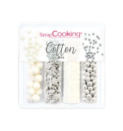 Scrapcooking Suikerdecoratie Set 62 Gram Zilver Wit