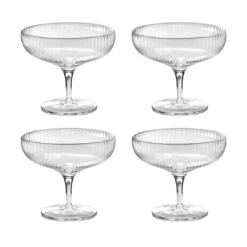 Serax INKU By Sergio Herman Champagnecoupe Glas 150 Ml Glas 4 Stuks