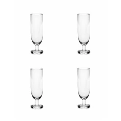 Serax Passe-Partout Flûte Op Lage Dikke Voet 200 Ml ø 5,8 Cm H 17 Cm Glas 4 Stuks