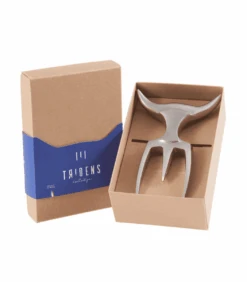 Tridens Vleesvork En Basis Geborsteld Rvs En Hout -Rhythm & Rizz tridens fork 1 2