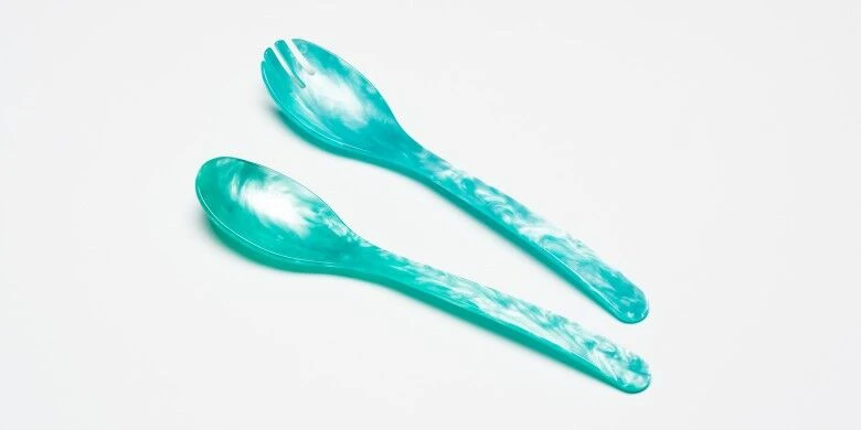 G. F. Heim Söhne Saladecouvert 29,5 Cm Kunststof Turquoise 3 G. F. Heim Söhne Saladecouvert 29,5 Cm Kunststof Turquoise